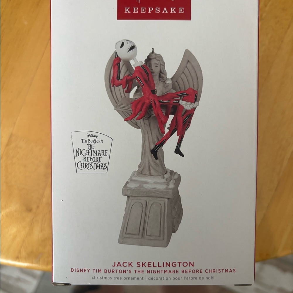 Disney Keepsake Jack Skellington Ornament - Red